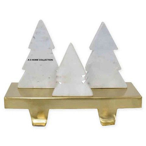 Premium Silver Finish Eco-Friendly <b>Stocking</b> <b>Holder</b> for Christmas Blank Sublimation Home Decoration Luxury Event Manufacturer - Product Image 6