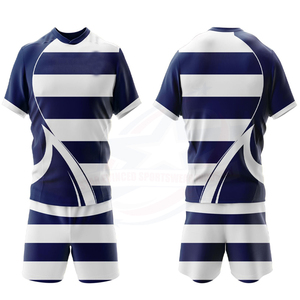 Tenues de rugby personnalisées de haute qualité, impression numérique, entièrement personnalisables, respirantes, manches courtes, nouvelle arrivée, meilleur choix - Product Image 2