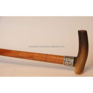 ด้ามจับทำจากเขาควายธรรมชาติ ขนาดปรับแต่งได้ ขัดเงา เป็นมิตรกับสิ่งแวดล้อม คุณภาพสูง สำหรับกิจกรรมกลางแจ้ง เดินป่า สีธรรมชาติ - Product Image 1