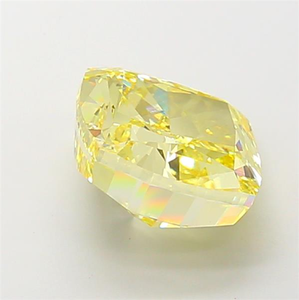 Diamant jaune taille coussin d'aspect naturel pour bijoutiers de boutique, bijoux fins exclusifs et accessoires de luxe - Product Image 5