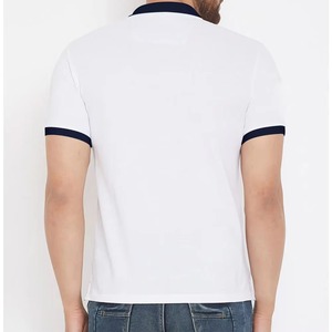 Polo Premium Homme Décontracté Respirant Couleur Unie Manches Courtes Logo Personnalisé Fabricant OEM 2026 - Product Image 2