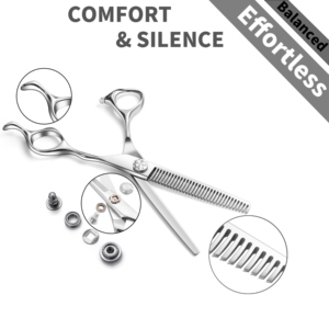 Professional Barber Hair <b>Blending</b> Scissors Precision Hair Thinning Salon Shears OEM Manufacturer - Product Image 4