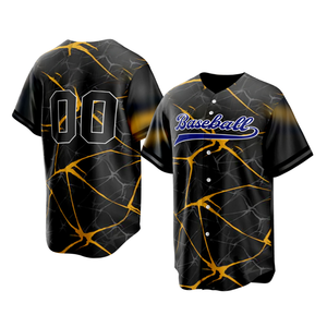 Camiseta de Béisbol Personalizada de Manga Corta, Uniforme de Béisbol al por Mayor, Cuello en V, Secado Rápido, Tallas Americanas, Camisetas de Equipo - Product Image 1