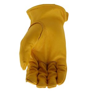 Premium Quality Grain Cowhide Leather Abrasion Resistant <b>Driver</b> Safety <b>Gloves</b> Hand Protection Custom Logo Driving Work <b>Gloves</b> - Product Image 3