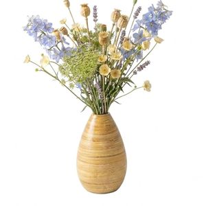 Jarrones de Bambú Natural Hechos a Mano, Porta Flores Decorativos para Decoración del Hogar, Proveedor Mayorista con Servicio Personalizado - Product Image 1