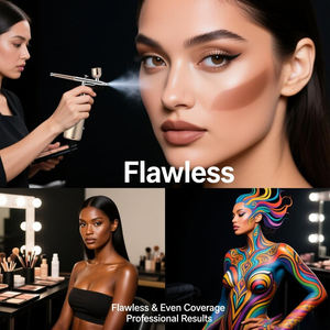 पेशेवर पेंट एयरब्रश किट के लिए कॉर्लेस रिचार्जेबल एयर कंप्रेसर बंदूक स्प्रे केक सजावट के लिए - Product Image 3