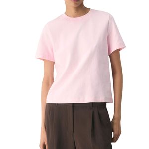 Women Cotton T Shirt Casual Modern Fit Soft Short Sleeve Crew Neck Basic Tee OEM ODM Manufacturer Custom Wholesale Bulk Wear - Product Image 1