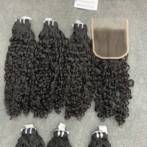 Paquetes de Cabello Rizado Pixie de Lujo - Cabello Humano Natural Negro Vietnamita Premium Sin Procesar de Doble Trama, Proveedor Mayorista - Product Image 4