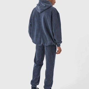 Ropa informal de primera calidad, cómoda, chándal para hombre con lavado ácido, antibacteriano, transpirable, nueva versión, chándal para hombre con lavado ácido. - Product Image 5