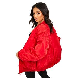 Blouson bomber décontracté à fermeture éclair pour femme, vente en gros, nouvelle collection, streetwear, fabricant de blousons bomber pour femme - Product Image 4