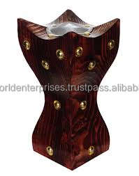 Brûleur d'encens en bois d'acacia Attrape-cendres en bois Porte-encens artisanal Encensoir en bois naturel Brûleur d'encens rustique - Product Image 6