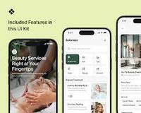 Aplicación para Reservar Servicios de Salón y Spa, Elija Profesionales, Programe Citas, Realice Pagos Seguros, MAC Stock