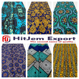 ผ้าพิมพ์ลายแอฟริกันพรีเมียมแบบกำหนดเอง Ankara ผ้าฝ้าย 100% ผลิตเสื้อผ้า OEM ขายส่ง ผู้ผลิตสิ่งทอ - Product Image 4