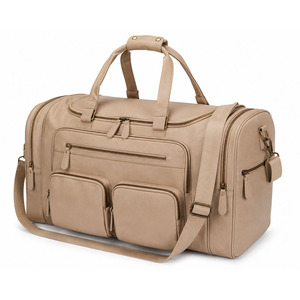 Bolsa de Viaje de Lujo Vintage, Gran Capacidad, para Fin de Semana, con Correa de Hombro Ajustable y Forro de Poliéster - Product Image 1