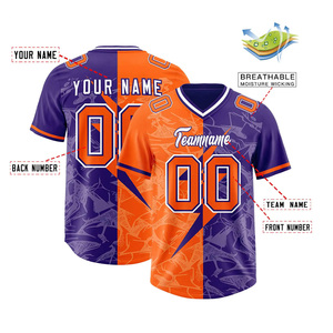 Camiseta de Fútbol Americano Personalizada con Bordado, Corte Regular, Talla Grande, 100% Poliéster, Tejido de Malla Transpirable, Impresión Sublimada - Product Image 6