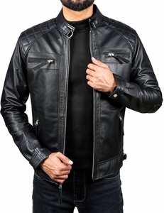 Veste en cuir de haute qualité, très élégante et stylée - Product Image 6