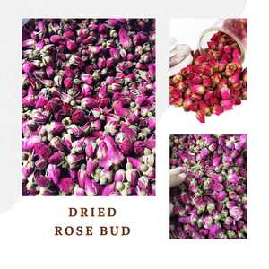 Bourgeons de roses séchées en vrac, bourgeons de roses séchées naturelles pour le thé, l'artisanat, la décoration de gâteaux - 7oz (200g) - Product Image 4