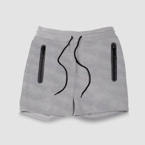 New Design Custom Two Zipper Pockets Front Men's Fashion Wear 100% Cotton Solid Customizable Color Streetwear Short Elastic - Product Image 2