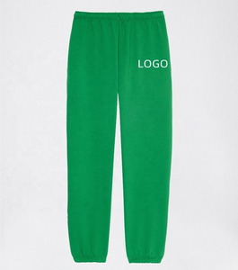 <b>Mens</b> Green Hooded Tracksuit Set Solid Color Casual Full Sleeve Sweatshirt with Matching Sweatpants Breathable Midweight Cotton - Product Image 2