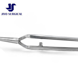 Pince à nucléus Dodick Premium de 4 1/4 pouces pour chirurgie de la cataracte avec mâchoires à lame dentelée et poignée à action croisée plate - Product Image 6