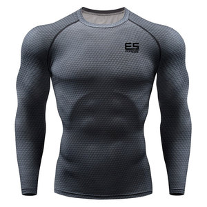 เสื้อแรชการ์ดแขนยาวราคาถูก ออกแบบเองได้ ขายส่ง สินค้าขายดี ผลิตในปากีสถาน - Product Image 2