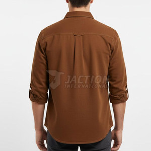 เสื้อเชิ้ตยีนส์ผู้ชายดีไซน์ใหม่สไตล์สตรีทแวร์ ระบายอากาศได้ดี ขายดี - Product Image 2