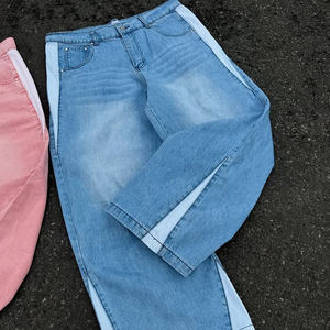 Jeans en denim ample pour homme, style français, collection de créateurs, denim brut selvedge de qualité supérieure, marque de luxe - Product Image 3