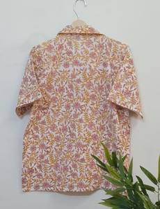 ชุดฤดูร้อนสำหรับครอบครัว – เสื้อและกางเกงขาสั้นลายดอกไม้สำหรับผู้หญิงและเด็ก – ชุดลำลองผ้าฝ้ายสองชิ้น - Product Image 4