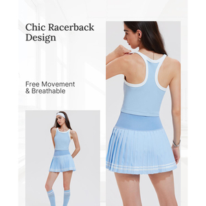 ชุดแพดเดิลสำหรับเล่นพิคเคิลบอลสำหรับผู้หญิง Active Glow ราคาขายส่ง พร้อมชุดเสื้อกล้ามแข็งแรง - Product Image 6