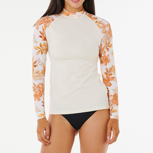 Maillot de bain une pièce à manches longues pour femme OEM, avec protection anti-UV, sublimation, pour la plage et la natation - Product Image 4