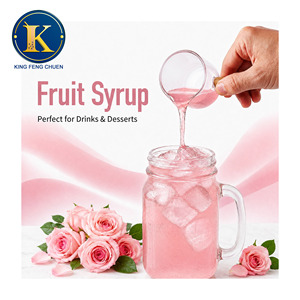 Jarabe Concentrado de Té de Burbujas con Sabor a Rosa de King Feng Chuen, Certificado HACCP e ISO22000, 12 Meses de Vida Útil, TW - Product Image 1