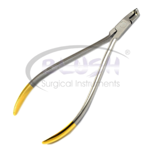 Pince dentaire professionnelle réutilisable en acier pour la pliage de fils et la formation de boucles d'appareils orthodontiques, à commande manuelle, par Blush Surgical - Product Image 3