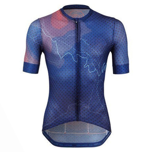 Maillots de cyclisme personnalisés pour hommes et femmes, imprimés numériquement, écologiques, respirants, 100% polyester, manches longues, avec salopette de vélo de montagne - Product Image 2