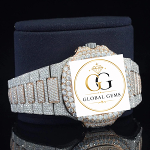 Reloj de Diamantes Totalmente Blanco para Negocios, Eventos Formales y Oficina, Disponible a Precio Accesible, Venta al Por Mayor - Product Image 5