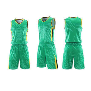Ensemble de débardeurs sans manches pour homme, imprimé tigre vert, polyester à séchage rapide, col en V, bordure contrastée, vêtements de sport toutes saisons - Product Image 6