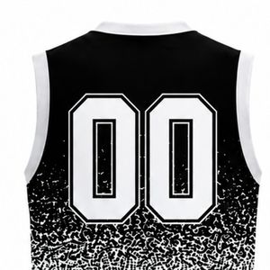Black Grey Volleyball Sleeveless Shirt Sports Team Apparel Athletic Uniform Top Training Match Performance Wear - Product Image 5