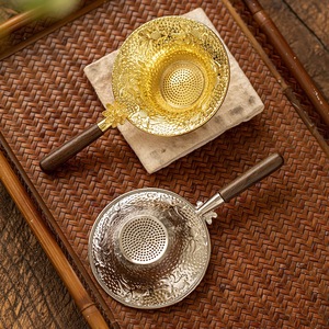 Infuseur à thé en laiton tendance avec poignée, finition brillante, fait main, pour thé en vrac, ustensile de cuisine, passoire à thé en promotion - Product Image 5