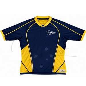 Camiseta de Rugby Transpirable para Hombre, Camisetas de Rugby con Estampado de Equipo, Ropa Deportiva de Secado Rápido, Camiseta de Rugby Personalizada - Product Image 1