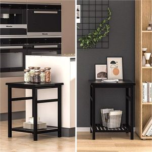 Comodino in bambù WTZ salvaspazio, tavolino versatile per camera da letto e soggiorno, tavolo consolle per comodino e salotto - Product Image 4