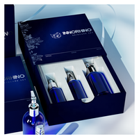 Ensemble de soins de la peau en verre borosilicate, contenants de parfum, boîte cadeau, logo personnalisé, mascara, gouttes pour les yeux, perruques, cosmétiques de luxe personnalisables