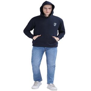 Fermeture à glissière et logo uni imprimé surdimensionné vierge poids lourd nouveaux sweats à capuche décontractés en polaire pour hommes en stock à vendre poly coton - Product Image 4