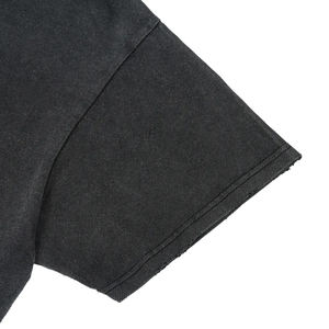 Camiseta de Manga Corta de Alta Calidad, 100% Algodón, Estilo Desgastado, Retro, Estilo Urbano, Lavado a la Nieve, para Hombre y Mujer, Estilo Universitario - Product Image 4