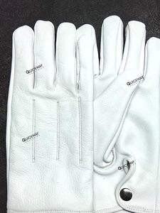 Guantes de Algodón Blanco Premium para Desfiles, Talla Mediana, para Eventos Formales y Guardia de Honor - Product Image 6