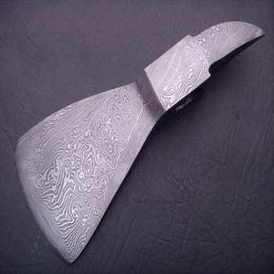 High Quality Industrial Stainless Steel Damascus Flat Backed Handmade Pizza Cutter <b>Axe</b> Head 20-Inch Rose Wood <b>Handle</b> - Product Image 2