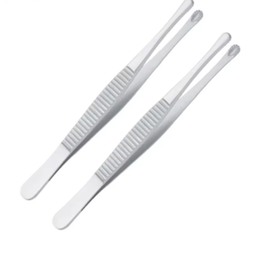 Pinces à tissus antidérapantes en acier inoxydable, dents personnalisées, pointes de précision fabriquées sur mesure, instruments chirurgicaux Excel à prix réduit - Product Image 5