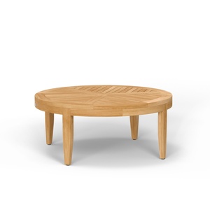 <b>Round</b> Wooden <b>Dining</b> <b>Table</b> Scandinavian Modern Design Stable Low Height Home Furniture <b>Solid</b> <b>Wood</b> Legs - Product Image 1