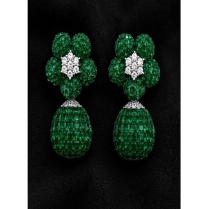 Magníficos Aretes Colgantes de Latón Plateado con Circonitas Cúbicas y Diamantes de Imitación, de Alta Calidad, Modernos y Elegantes, para Mujer, Ideales para Fiestas - Product Image 2