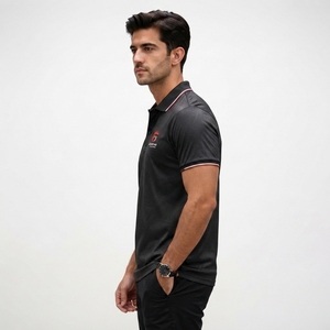 Polo pour homme en coton premium, vêtements de performance, marque privée, avec service OEM, tailles OEM, solution de fabricant en gros - Product Image 6