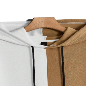 Survêtements d'hiver décontractés à capuche respirants et à séchage rapide pour hommes, en molleton bouclette, légers, 100% coton uni, avec logo du fabricant - Product Image 4