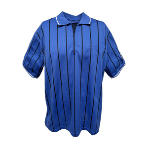 Chemise d'arbitre de football, de volley-ball et de basketball personnalisable en polyester 100% à rayures colorées avec logo personnalisé - Product Image 3